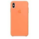 MmtCase iPhone XR Case (6.1 inch), Soft Liquid Silicone Shock-Absorption Case with Soft Microfiber Cloth Lining Cushion - 6.1inch (Papaya)