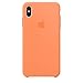 MmtCase iPhone XR Case (6.1 inch), Soft Liquid Silicone Shock-Absorption Case with Soft Microfiber Cloth Lining Cushion - 6.1inch (Papaya)