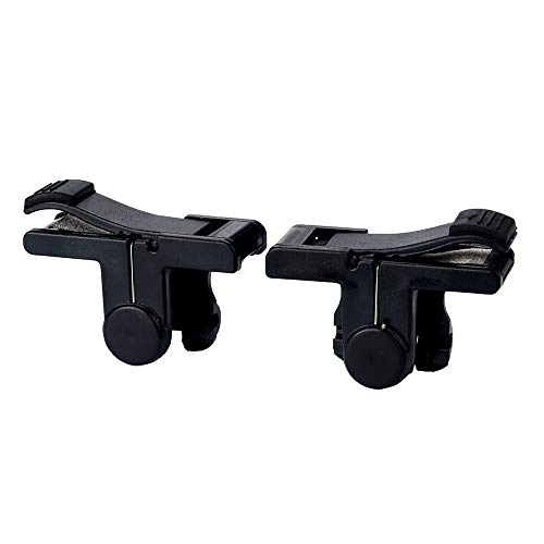 HIGHMIGOU Gaming Joystick Handle Holder Controller Mobile Phone+Shooter for PUBG Fortnite (Holder+Shooter, Samsung S7/S7 Edge) (Clear)