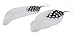 White Fashion Dangle Feather Earrings