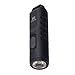 RovyVon Aurora 550 Lumens Keychain Rechargeable EDC Flashlight,Stainless Steel Material,45 Minutes Fast Charging,Waterproof IP-65 Small Torch,A2(Black)