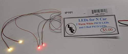 Iron Penguin IP161 Additional Warm White Head Lights and red Tail Lights for N Scale Vehicles