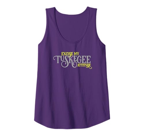 Vintage Retro TUSKEGEE Attitude US State Alabama AL Tank Top