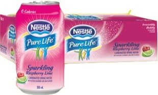 Nestle Pure Life Sparkling Water Raspberry Lime 12x355ml Amazon Ca Grocery