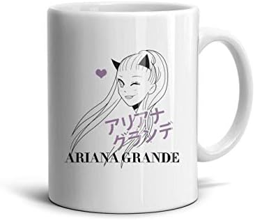 Mawan Ariana-Grande-The-Remix-Into-You- Coffee Mugs Novelty Ceramic Tea Cups 11 oz
