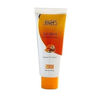 Jovees Anjeer & Carrot Sunblock with SPF 45 - 100gms