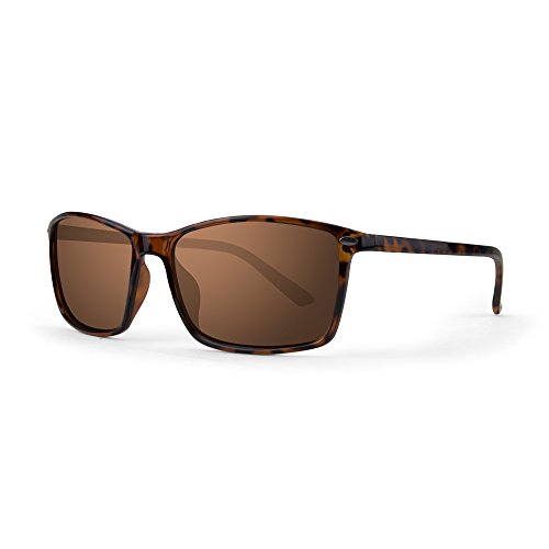 Epoch 11 Sport Cycle Sunglasses Tortoise Frame with Color Enhancing Brown Polarized Lens