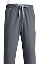 Grey's Anatomy 0212 Men's Draw Tie Pant Nickel XS Tall