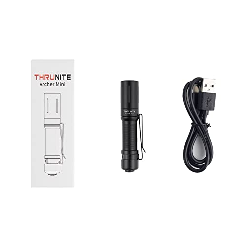ThruNite EDC Flashlight Archer Mini, 405 Lumens Tail Switch LED