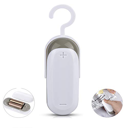 WOM Mini Bag Sealer Handheld Heat Sealer Machine 2 in 1 Food Sealer and