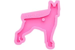 DIY STENCIL Doberman Mold,Doberman Keychain Mold, Doberman Dog Shape Silicone Mold, Doberman Dog Mold, Doberman Dog Resin Mold, Doberman Dog Mould, Doberman Dog Chocolate Mold, Doberman Dog cake Mold