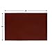 Desk Pad Blotter Protector Comfortable with Faux Leather Feels Smooth and Sturdy with Velvet Bottom. Color Dark Brown (16 x 24)