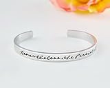 Nevertheless, She Persisted - Hand Stamped Aluminum, Brass or Copper Cuff Bracelet, Elizabeth Warren Inspired, Strong Women, Political Statement, Feminist Quote Jewelry