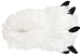 Silver Lilly Bear Paw Animal Slippers (White, Medium)
