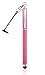 amPen New Hybrid Stylus for iPad 3, iPad 4, iPad Mini, iPhone 4s, iPhone 5, Nexus 7, Galaxy S4, HTC One (Pink) (with Replaceable Hybrid Tip)