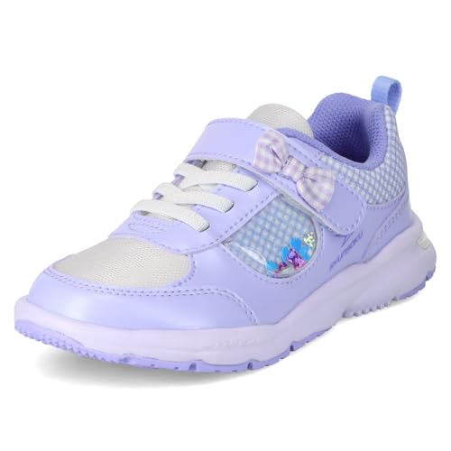 [シュンソク] スニーカー キッズ 女の子 子供靴 軽量 16~21cm 2E LEC 8670 ラベンダー 18.0 cm