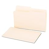 Universal 15112 File Folders, 1/2 Cut, One-Ply Top Tab, Legal, Manila, 100/Box