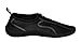 Rockin Footwear Women's Aqua Neon Zippers Black Rubber Water Shoe Size 6
