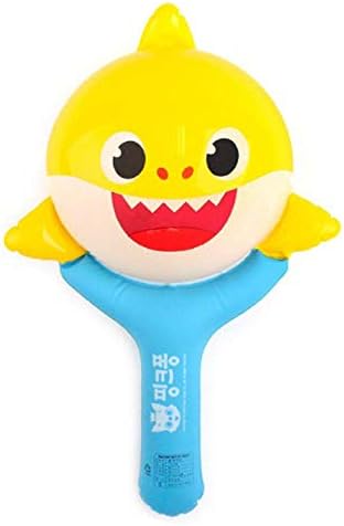 kba Pinkfong Baby Shark PVC Sound Balloon - You hold the balloon handle and you shake it, it makes a Beep sound/Birthday Decorations Picnic Party Supplies Baby Showers