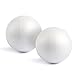 Juvale Styrofoam Balls for Crafts - 2 Pack 6-Inch White Polystyrene Spheres - Smooth Surface for Painting & Decorating - Foam Craft Balls for DIY Projects