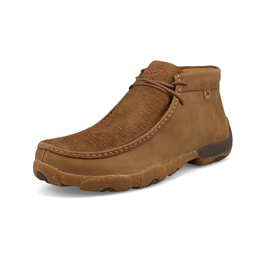Twisted X Men's Chukka Driving Moc, Moc Toe, Burnt Sand, 8.5 W Image