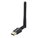 Wireless USB Adapter Neoteck Gold Pro AC 5G 600Mbps Dual Band USB WiFi Adapter 802.11 AC/B/G/N Maximum Speed up to 5G 433Mbps 2.4G 150Mbps Support Mac Windows 10 Windows 8 7 Vista XP