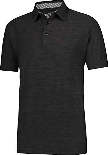 Three Sixty SixGolf Shirts for Men - Dry Fit Short-Sleeve Polo, Athletic Casual Collared T-Shirt