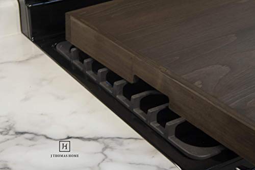 image for J Thomas Home Thick Pine Cutout Handles Gas Stove Farmhouse Kitchen St