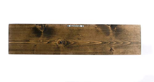 Dark Walnut Family Wooden Sign - Rustic Farmhouse Wood Handmade Decor - Wood Wall Home Decor