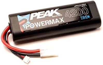 Peak Racing Peak 00568 Powermax Sport 4200 45C LiPo 7.4V Tamiya/Molex Plug