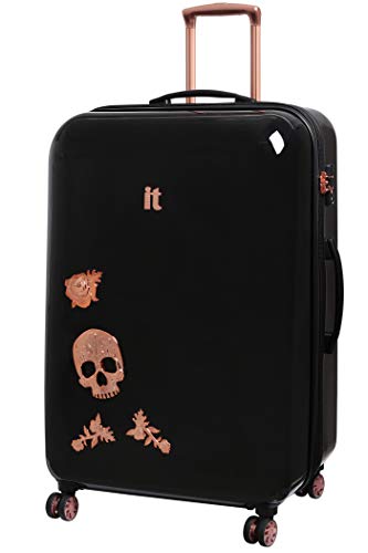 it luggage skull suitcase
