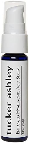 tucker ashley Enhanced Hyaluronic Acid Serum, Smooths Lines and Wrinkles, Deep Hydration, Maintains Collagen, Reduces Blemishes, Good for Aging or Older Skin, 1oz