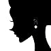 ORROUS & CO Legacy Collection 18K Gold Plated Illusion Solitaire Cubic Zirconia Halo Stud Earrings