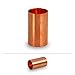 Supply Giant DDDQ0014 Straight Copper Coupling With Sweat Sockets And With Dimple Tube Stop, 1/4 Inch