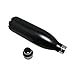 Serosity Double Wall Stainless Steel Insulated Water Bottle | 25 Ounce 750 Ml | Black