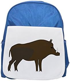 Wildboar printed kid's blue backpack, Cute backpacks, cute small backpacks, cute black backpack, cool black backpack, fashion backpacks, large fashion backpacks, black fashion backpack