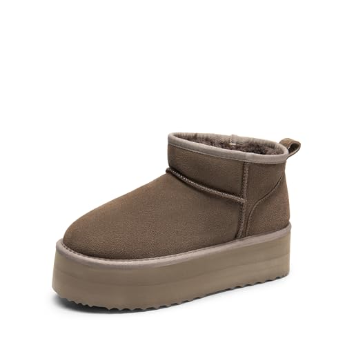Dream Pairs Women's Platform Mini Boots