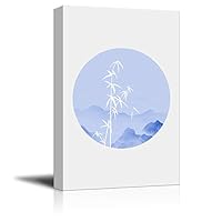 Canvas Wall Art Circular Pattern Landscape Canvas Prints Home Artwork Decoration for Living Room,Bedroom - 12x18 inches