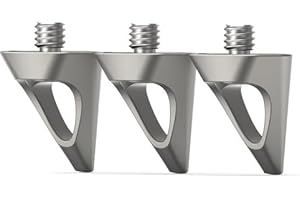 Peak Design Pro Spike Feet for Pro Tripod and Tall Tripod, Set of 3 Stainless Steel Feet, Superior Stability and Grip on Loos