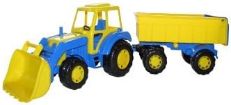 Wader Altay Tractor and Trailer with Frontloader (Colors may vary) by Polesie Wader
