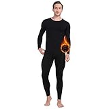 MANCYFIT Thermal Underwear for Men Long Johns Set Fleece Lined Ultra Soft