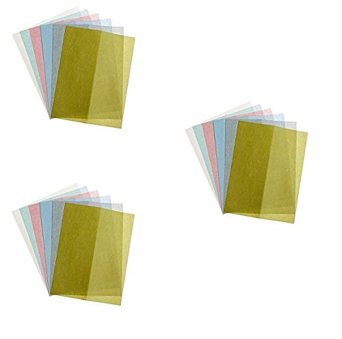 Zona 37-948 3M Wet/Dry Polishing Paper, 8-1/2-Inch X 11-Inch, Assortment Pack One Each 1, 2, 3, 9, 15, and 30 Micron (Three Pack - Original Version)