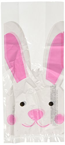 UPC 639277677006, Easter Bunny Treat Bags with Twist Ties - 25 Count