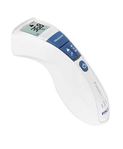 MDF Febris Non-Contact Infrared Digital Thermometer - Forehead - Navy Blue and White (MDFNT13-29)