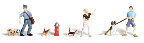 People & Pets HO Scale Woodland Scenics