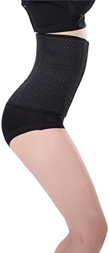 Women's Waist Trainer Belt Tension Ventilation Tight waist Support Post-Operative Post Pregnancy and Abdominal Injuries(XL, Black)