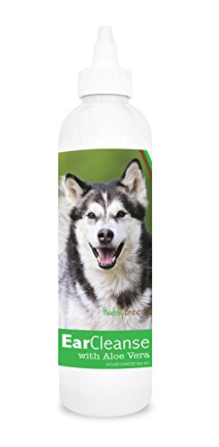 Healthy Breeds Alaskan Malamute Ear Cleanse with Aloe Vera Cucumber Melon 8 oz