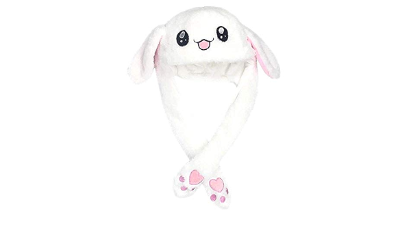 Cute Funny Rabbit Hat Moving Bunny Ears 