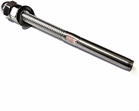 Swage Threaded Stainless Cable Tensioner - Used on 3/16" Cable Railing Systems