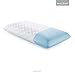 MALOUF Z Gel Infused DOUGH Memory Foam Pillow with Removable Tencel Cover - Queen - Mid Loft (ZZQQMPGF)